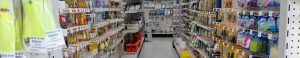 view of aisle in Bethany Auto Marine Supplies with fishing gear and supplies